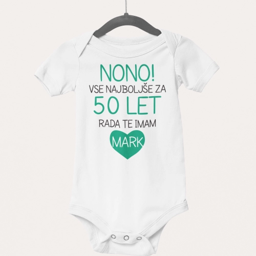Otroški bodi - Nona vse najboljše za 50 let