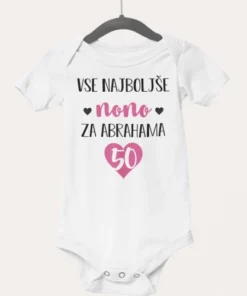 Otroški bodi - Voščilo za ABRAHAMA