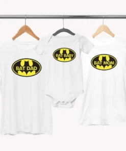batman, bat baby, bat mum, bat dad