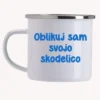 Emajlirana skodelica s tiskom - oblikuj sam