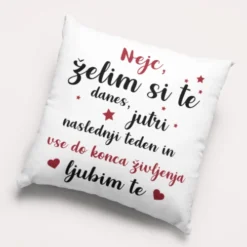 Vzglavnik - LJUBIM TE