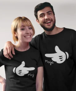 Komplet majic - MOJ in MOJA
