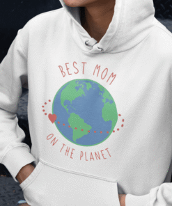Majica t shirt best mom of the planet. Najboljša mama na svetu