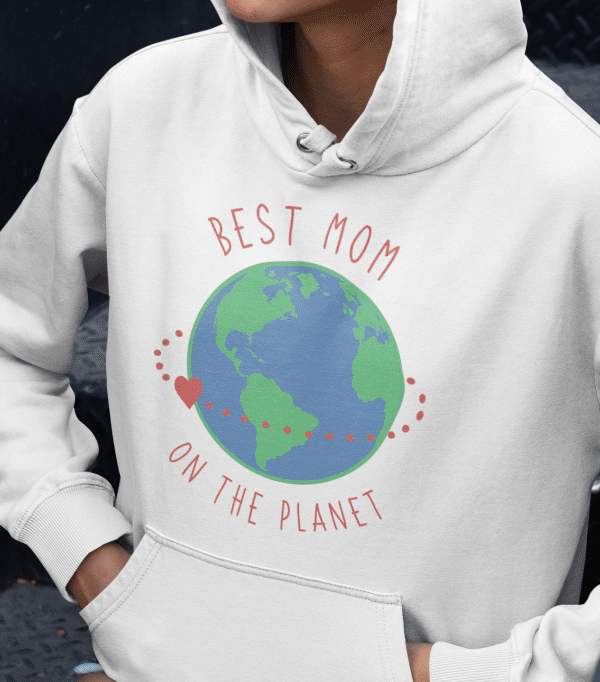 Majica t shirt best mom of the planet. Najboljša mama na svetu