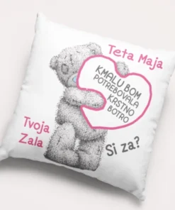 Vzglavnik - SVETI KRST - Kmalu bom potreboval krstno botro1