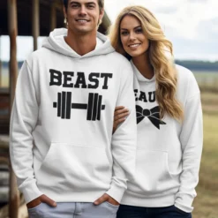 Komplet majic za par - Beauty/Beast 1