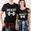 Komplet majic za par - Beauty/Beast
