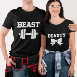 Komplet majic za par - Beauty/Beast