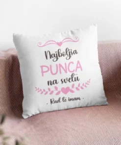 Vzglavnik - najboljša [OSEBA] na svetu - DARILO
