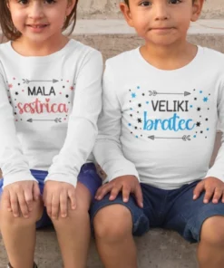 Komplet za malo sestrico in velikega bratca