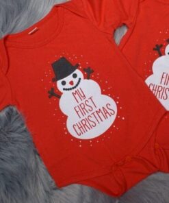 Otroški bodi - Moj prvi božič - MY FIRST CHRISTMAS - SNEŽAK