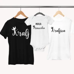 Družinski komplet - Kralj, kraljica, princ, princesa 1