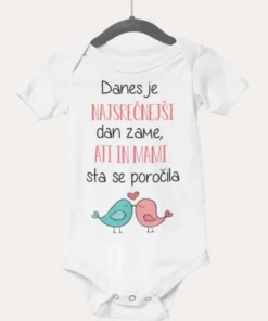 Otroški bodi - Mami in ati sta se poročila