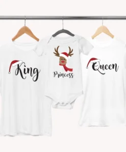 Družinski komplet - BOŽIČ - king/queen/prince/princess 1