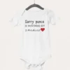 Otroški bodi - VALENTINOVO - Sorry, za valentinovo se z mamico in atijem