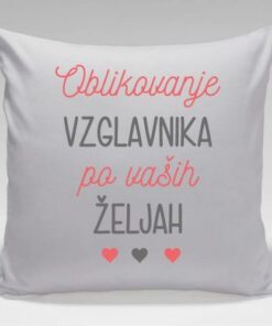 Vzglavnik - Oblikovanje motiva po vaših željah