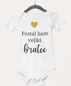 Otroški bodi - Postal/a bom sestrica/bratec