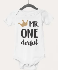 Otroški bodi - Mr. One - derful1