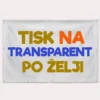 Transparent s tiskom po želji
