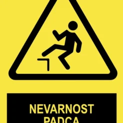 Pozor - Nevarnost padca