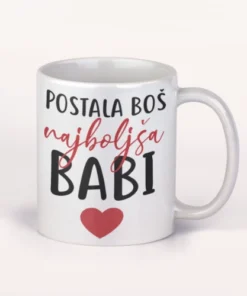 Skodelica - Postala boš babica - dedek