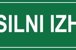 Usmerjevalne nalepke - Zasilni izhod