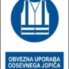 Obvezna uporaba odsevnega jopiča