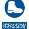 Obvezna uporaba zaščitnih obuval