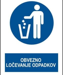 Obvezno ločevanje odpadkov