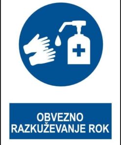 Obvezno razkuževanje rok