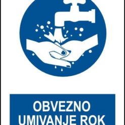 Obvezno umivanje rok