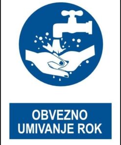 Obvezno umivanje rok