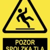 pozor spolzka tla