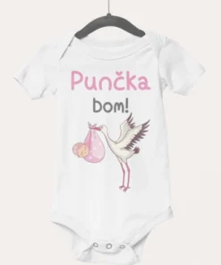 Otroški bodi – Punčka - Fantek bom Štorklja1