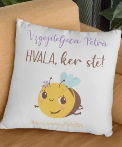 Vzglavnik - darila za vzgojiteljico - Hvala