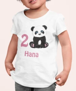 Otroška majica za rojstni dan - Panda 2