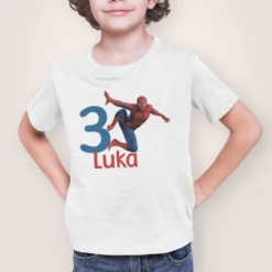 Otroška majica za rojstni dan - spiderman 1