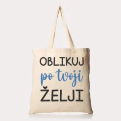 Personalizirana bombažna vrečka s tiskom po želji