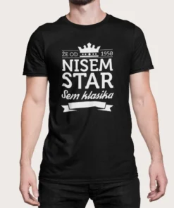 Majica za rojstni dan - NISEM STAR
