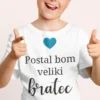 Otroška majica - Postal bom starejši bratec - sestrica