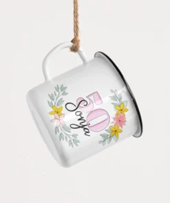 Personalizirana skodelica za rojstni dan - Rožice