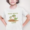 Otroška majica - Postal bom bratec - Dinozaver
