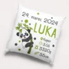 Vzglavnik - Darilo za rojstvo - PANDA