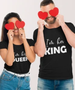 Komplet majic za par - KING - QUEEN [2]