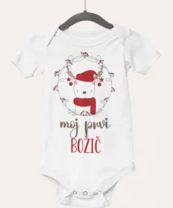Otroški bodi - Moj prvi božič - Božični jelenček