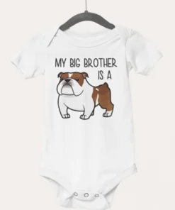 Otroški bodi - My big brother - sister is a dog