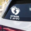 Avto nalepke - Otrok v avtu