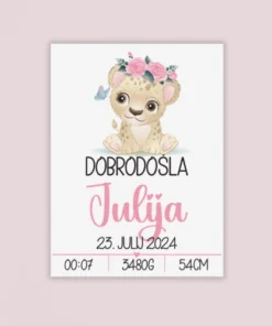Darilo ob rojstvu otroka - Tisk podatkov na fotoplatno-2