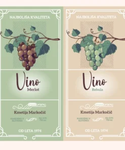 Nalepka - etiketa za vino, likerje, sokove-1