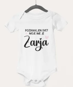 Otroški bodi ob rojstvu otroka - Pozdravljen svet